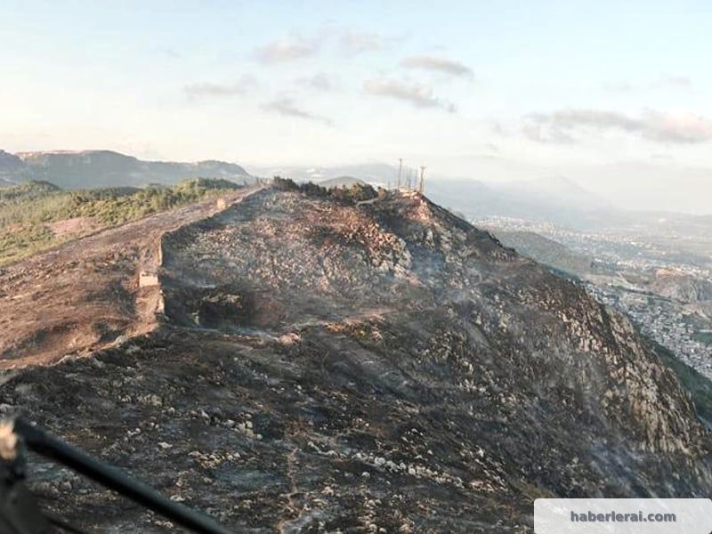 Antakya'daki Orman Yangını, 16 Saatlik Müdahale Sonrası Kontrol...
