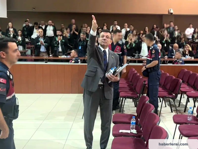 Silivri'deki Davada Ekrem İmamoğlu'nun Mahkeme Salonu Fotoğrafı Özgür...